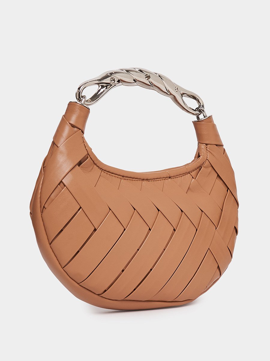 Criss Cross Textured Handbag