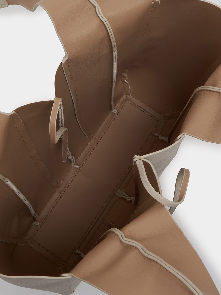 Fold Pleat Detail Shoulder Bag
