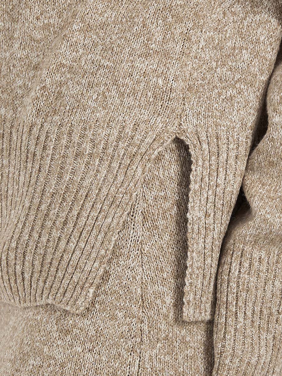 Relaxed Fit Knitted Sweater and Midi Skirt Co-Ords