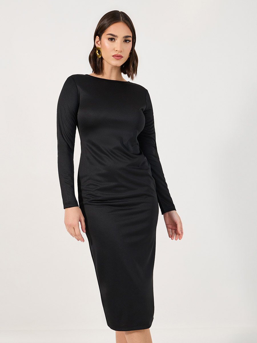 chinese dress ladies Exposed Back Zip Dress main image 0