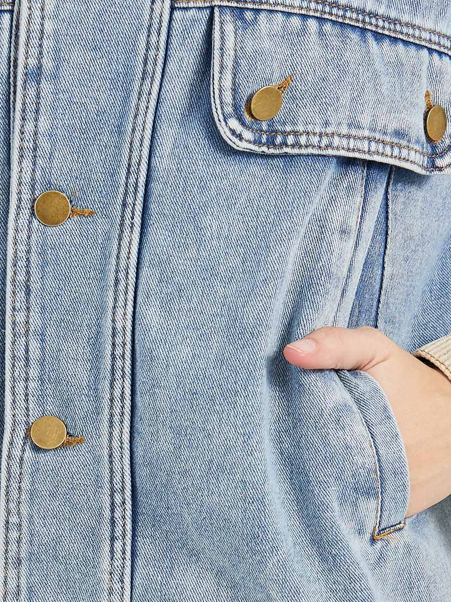 Oversized Longline Denim Jacket