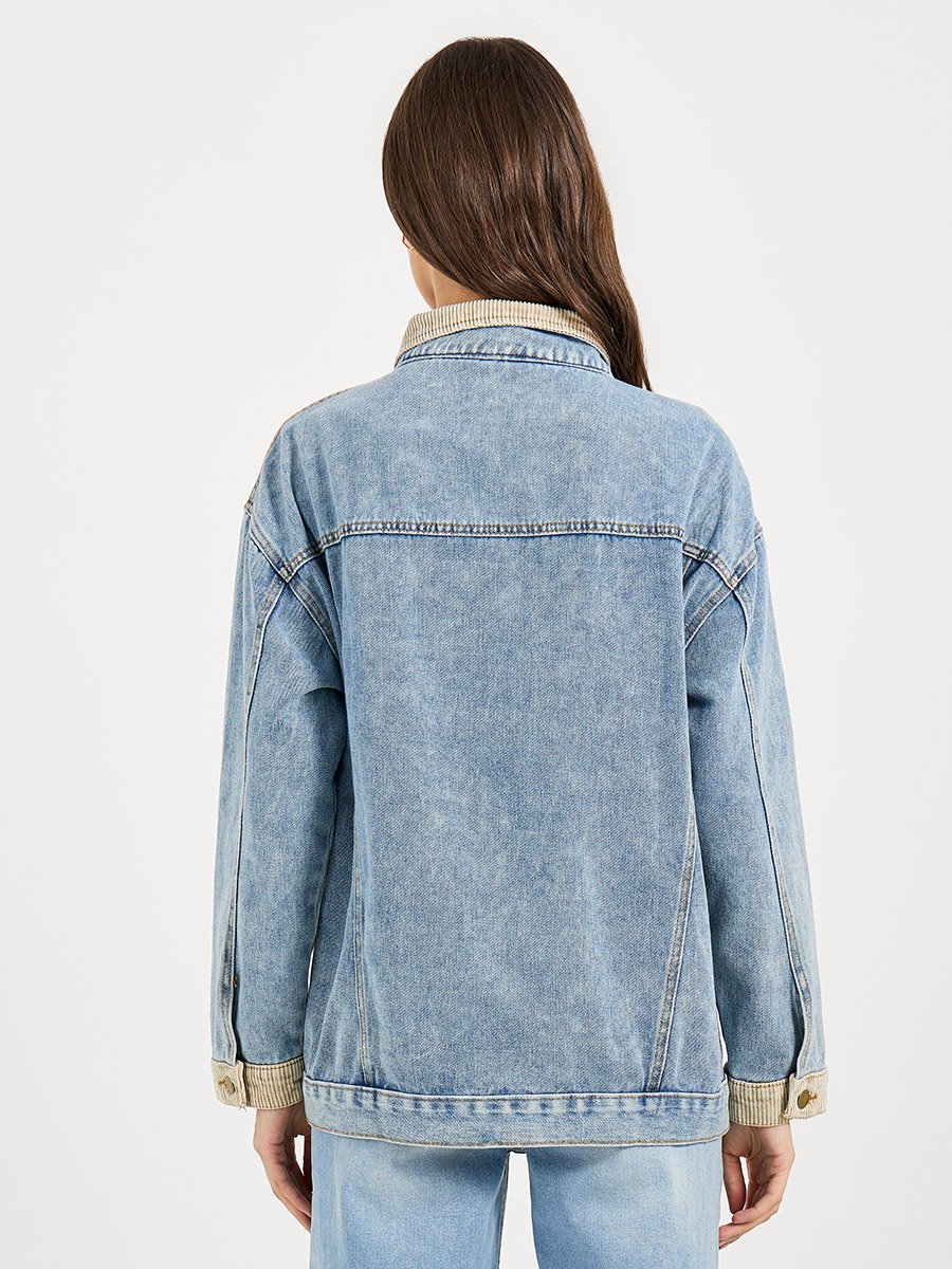 Oversized Longline Denim Jacket