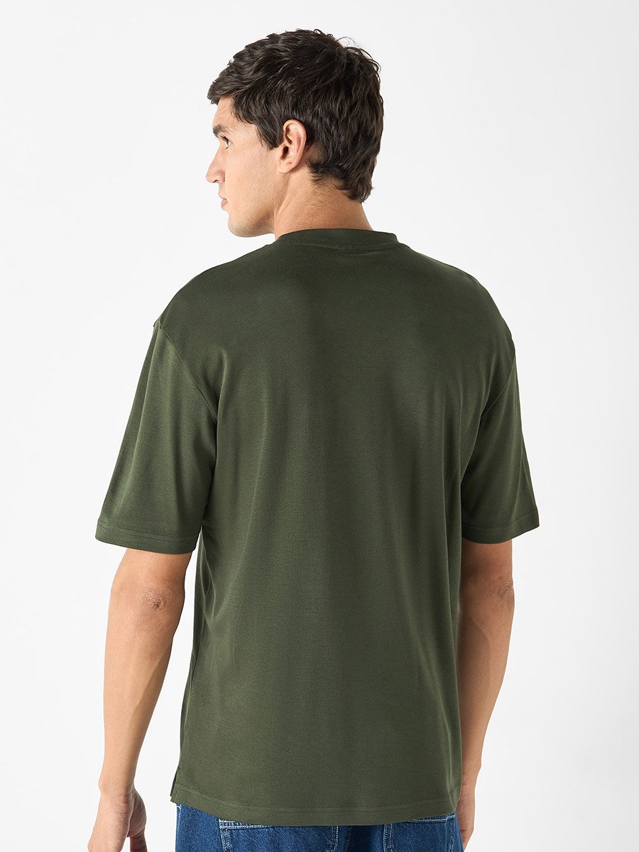 Graphic Print T-Shirt with Short Sleeves