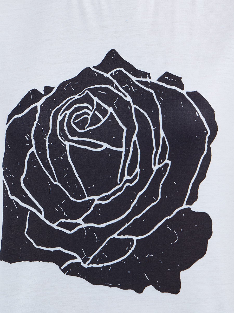 Graphic Print Short Sleeve Regular Fit T-Shirt​