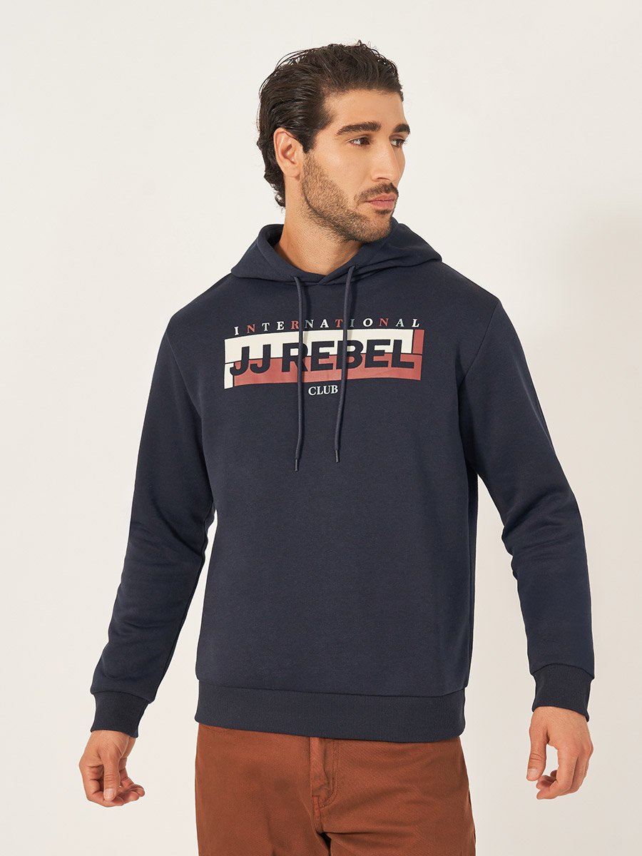 Logo Print Regular Fit Hoodie