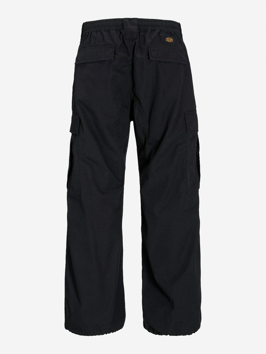 Wide Leg Parachute Cargo Pants