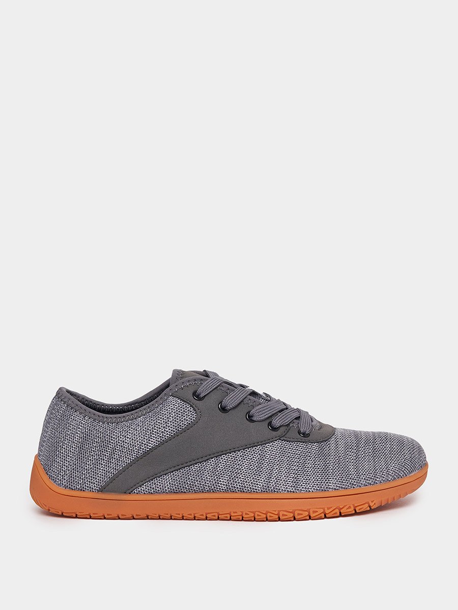 Knitted Lace Up Lightweight Sneakers
