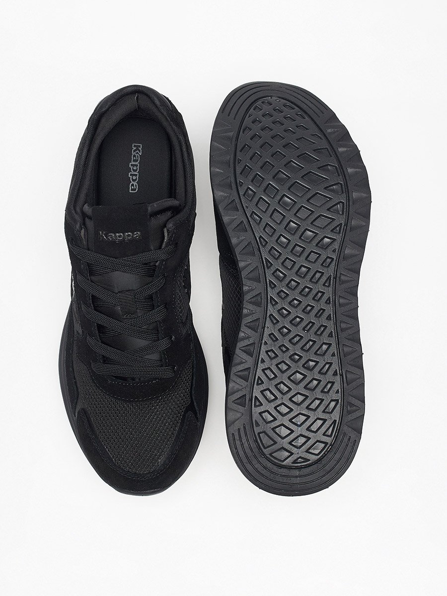 Panelled Lace-Up Sports Shoes