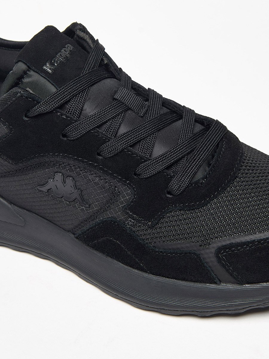 Panelled Lace-Up Sports Shoes
