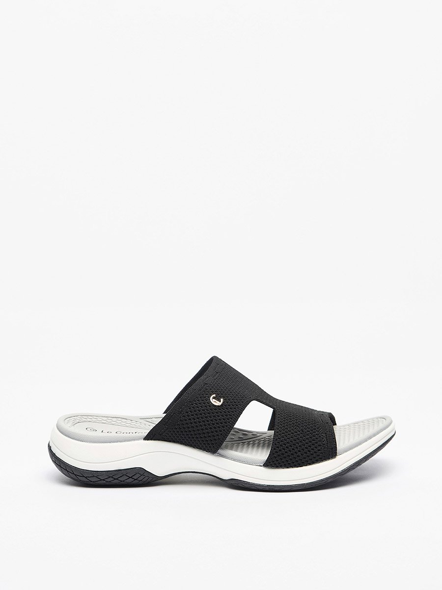 Textured Slip-On Sandals