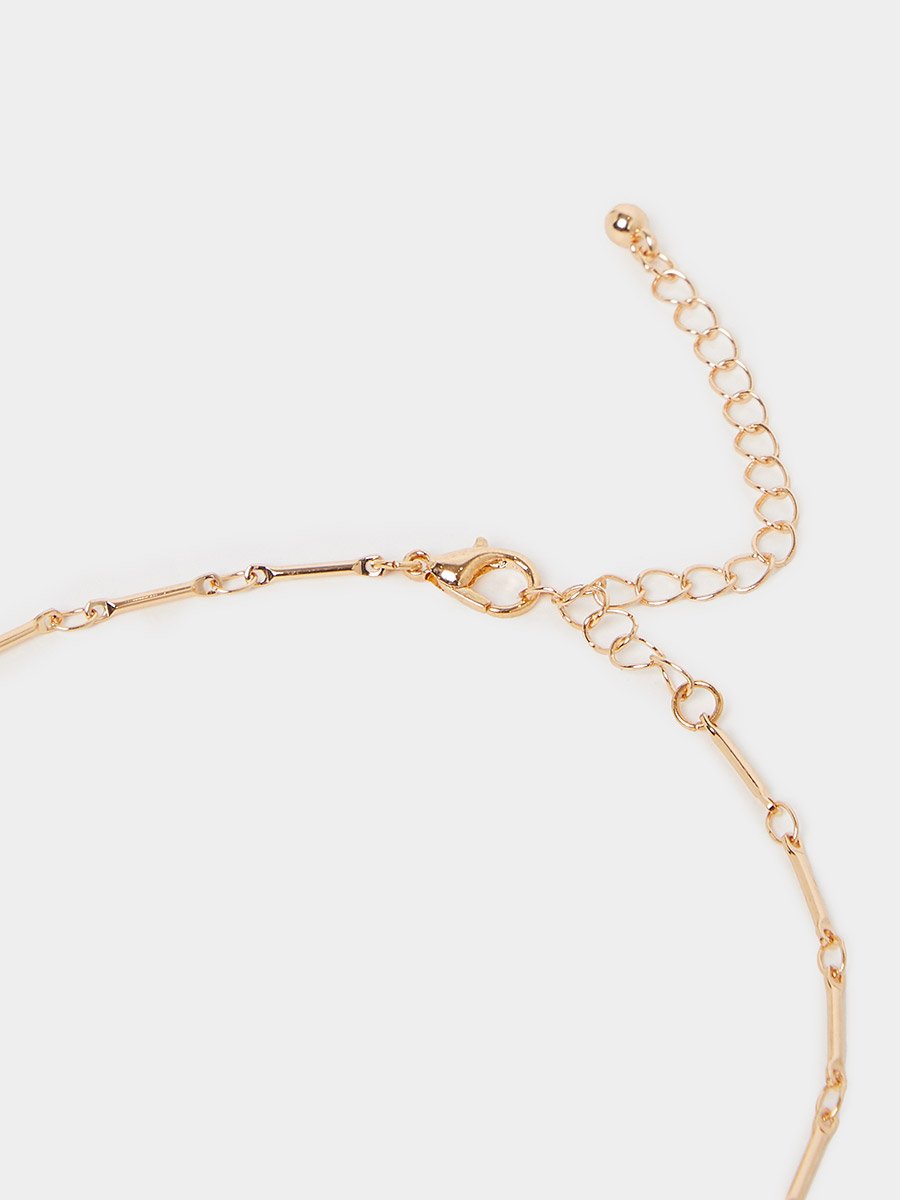 Multi Charm Drop Necklace