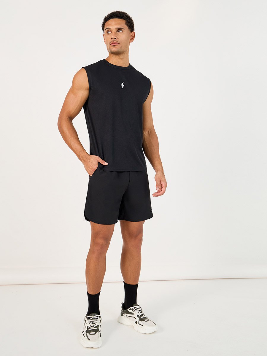Relaxed Fit Workout Active Tank with Cap Sleeve