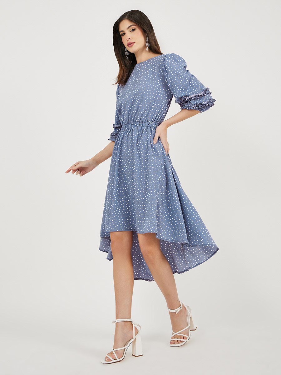 asymmetrical shirt dress women Asymmetric shirt dress Raveny Roses, loden green main image 0