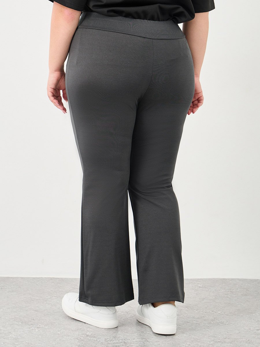 Plus High Rise Flared Pants