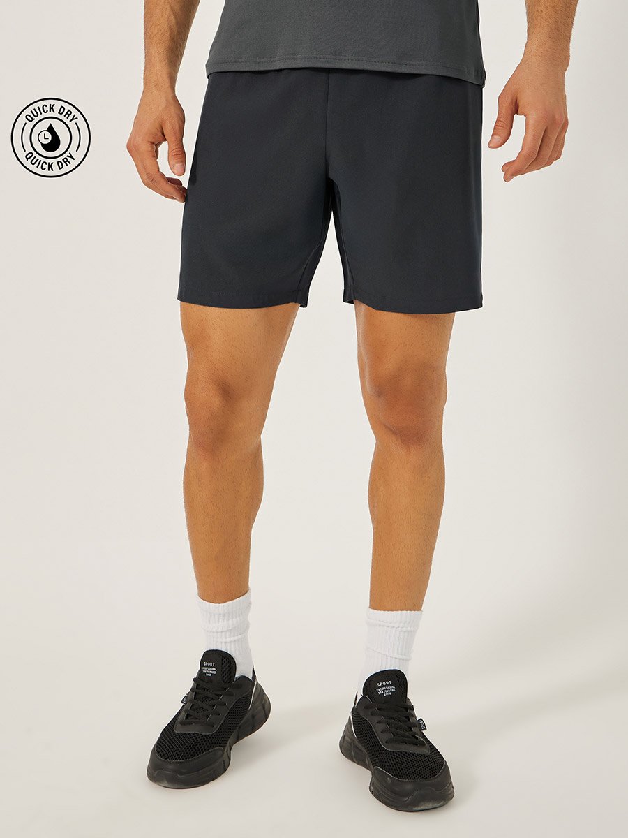 Back Reflector Print Training Shorts with Pockets