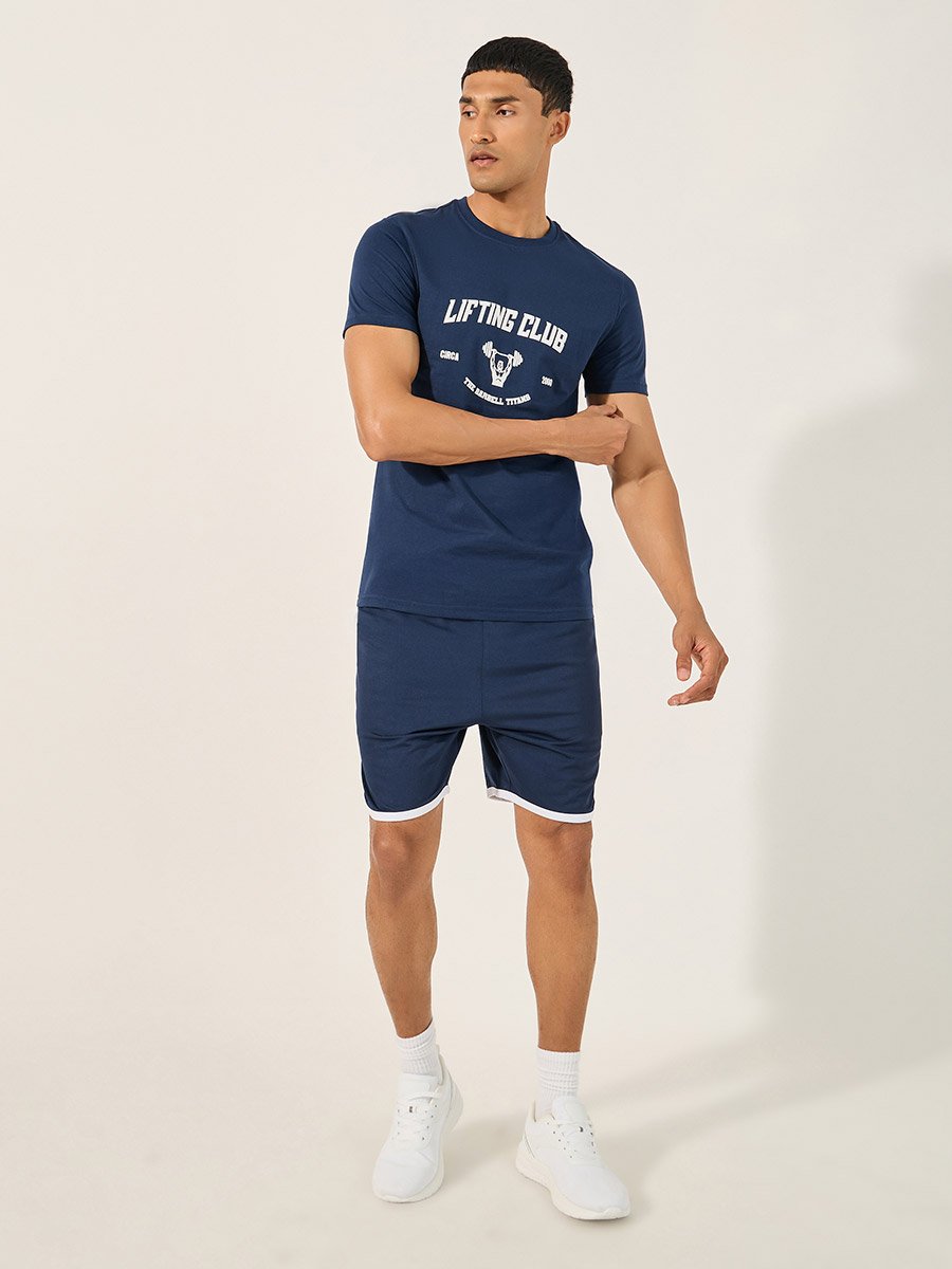 Graphic Print Crew Neck Regular Fit T-Shirt