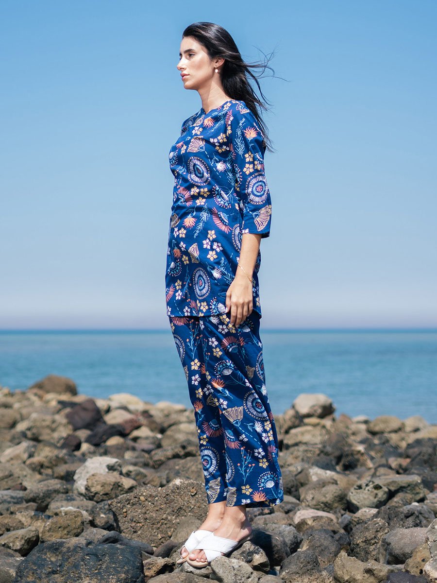 All Over Print Longline Top and Pants Co-Ords