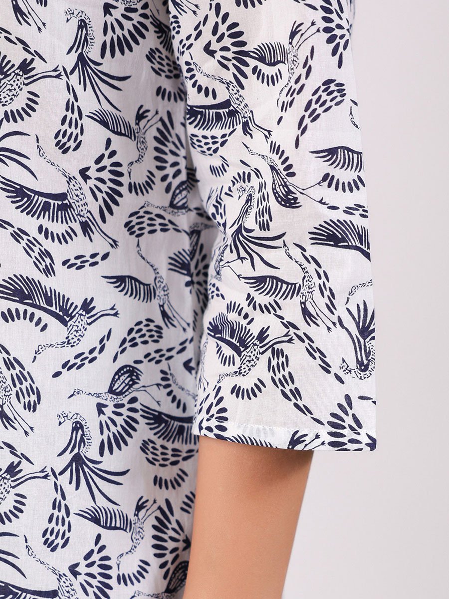 All Over Print Longline Top and Pants Co-Ords
