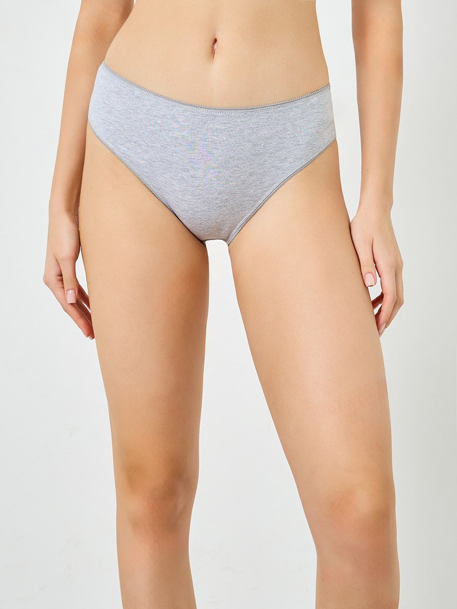 Pack of 5 - Women Cotton Hi-Leg Briefs