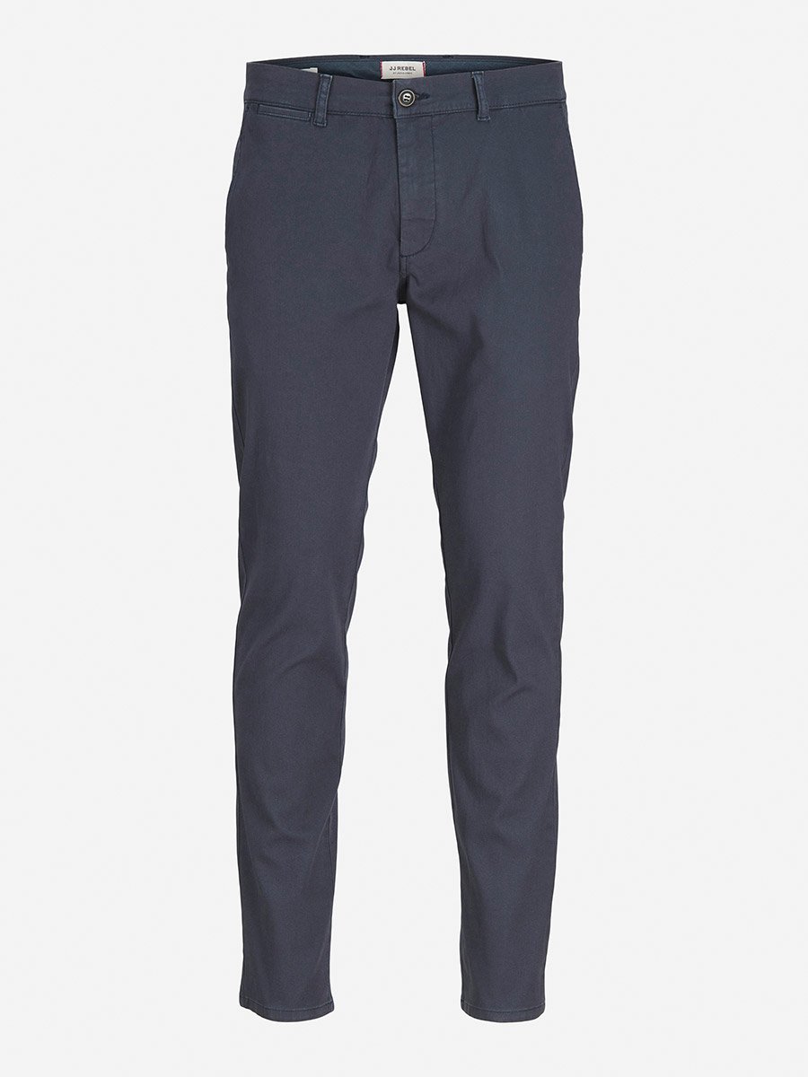 Mid Rise Slim Fit Pants with Pockets