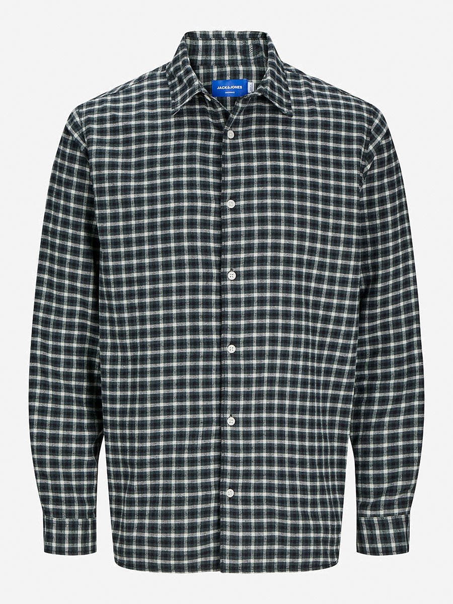 Checkered Button Placket Shirt