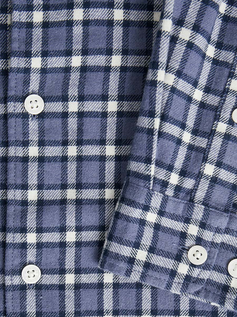 Checkered Button Placket Shirt