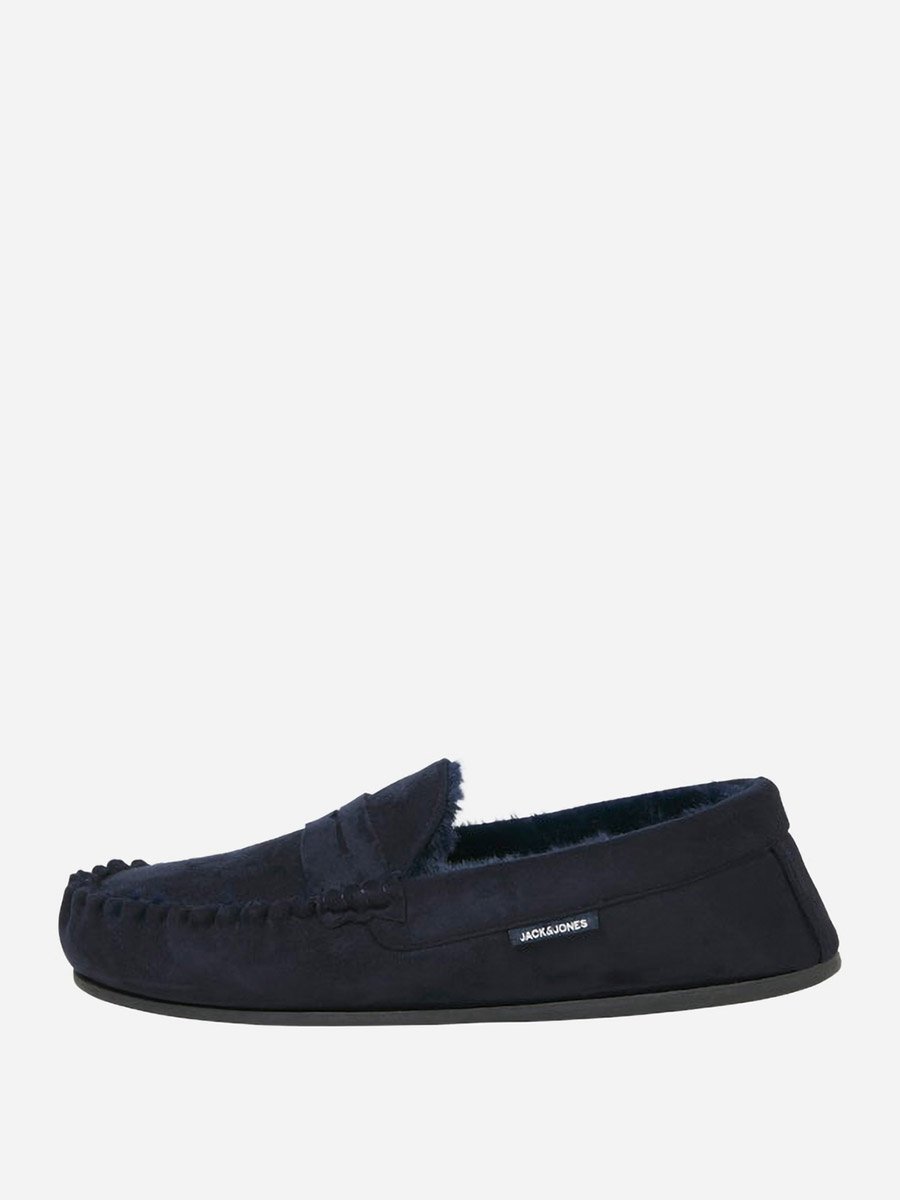 Faux Fur Trim Moccasins