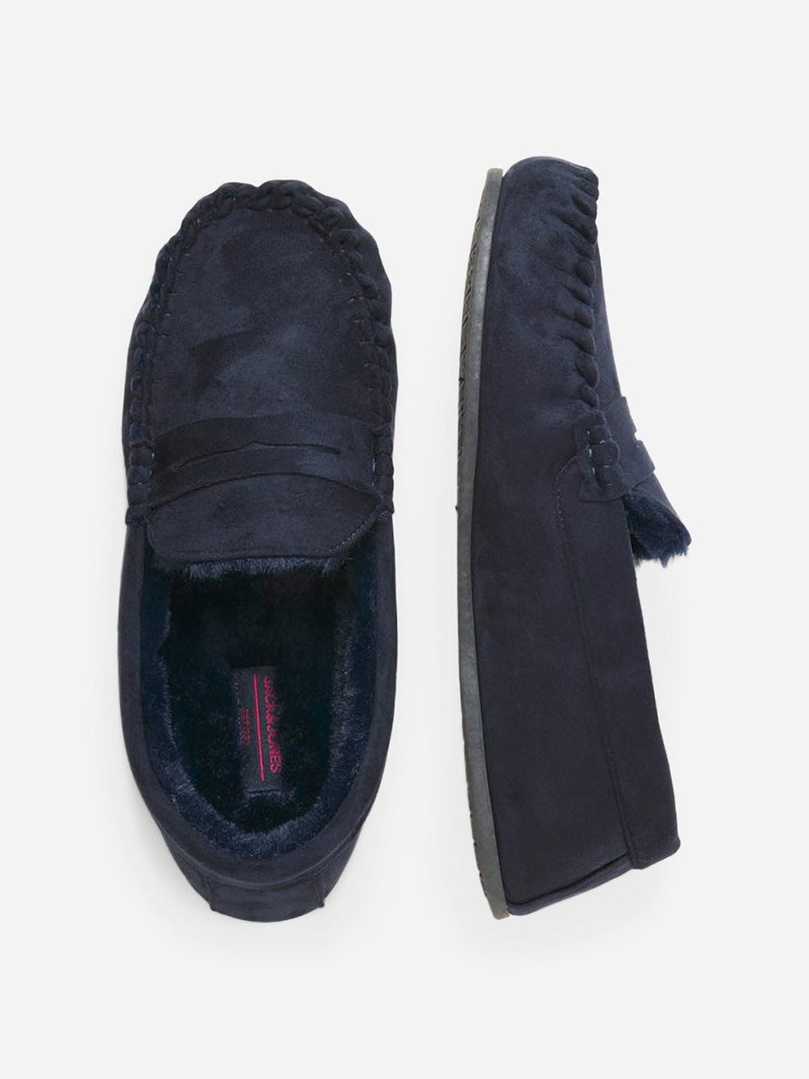 Faux Fur Trim Moccasins