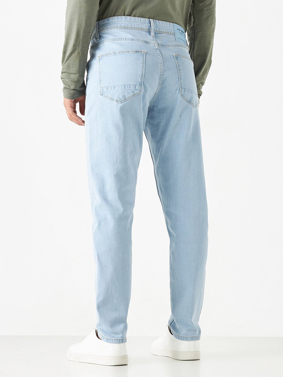 Mid Rise Slim Fit Jeans with Pockets