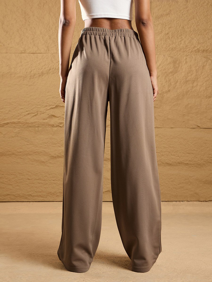 Front Pleated Comfort Fit Korean Pants