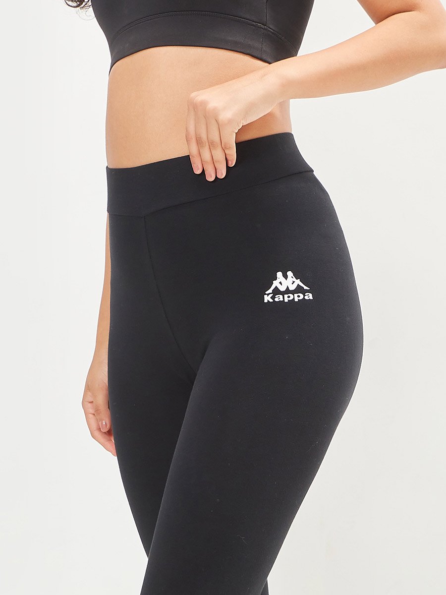  Logo Print Leggings with Elasticated Waistband