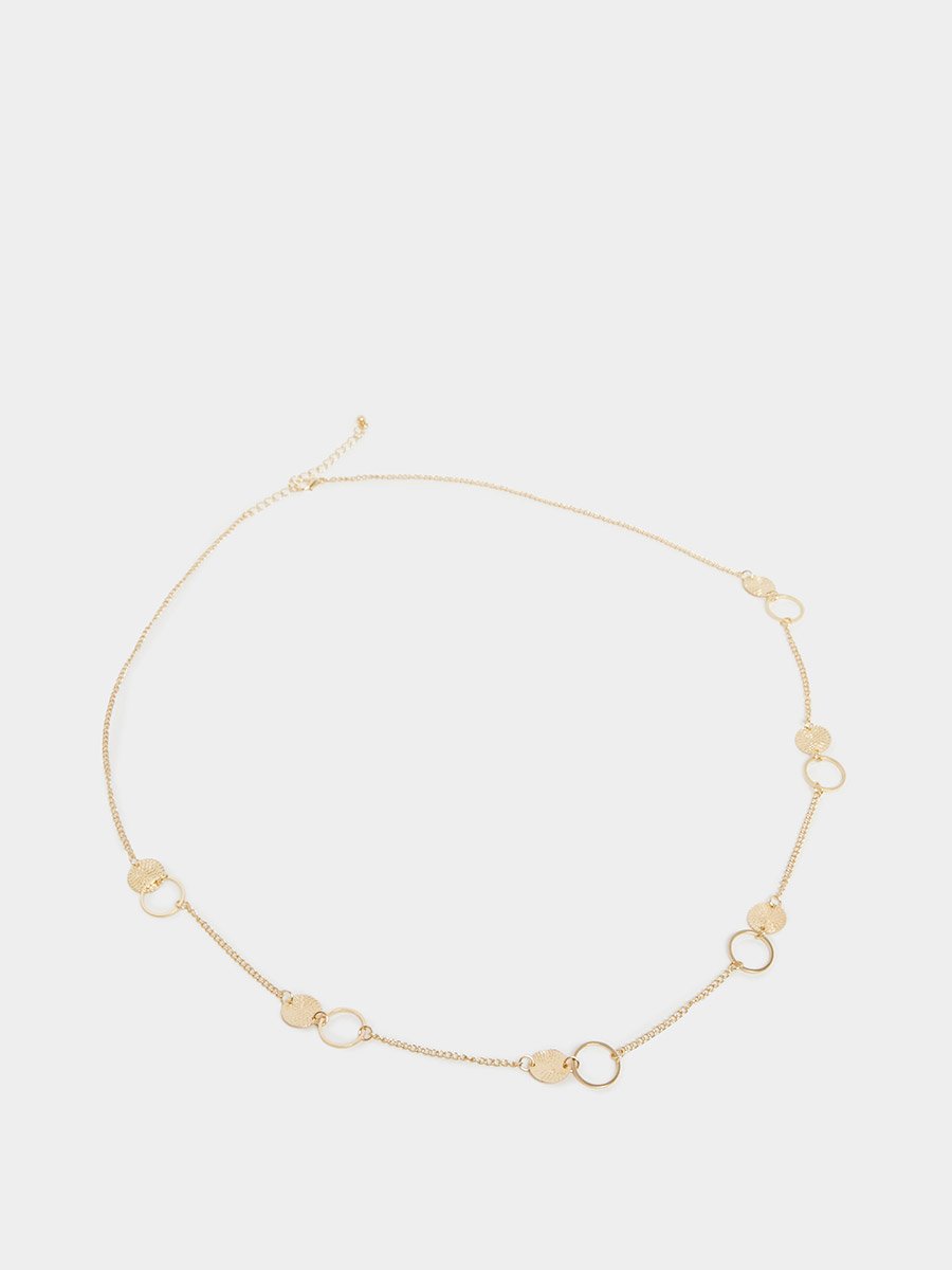 Round Trail Detail Necklace