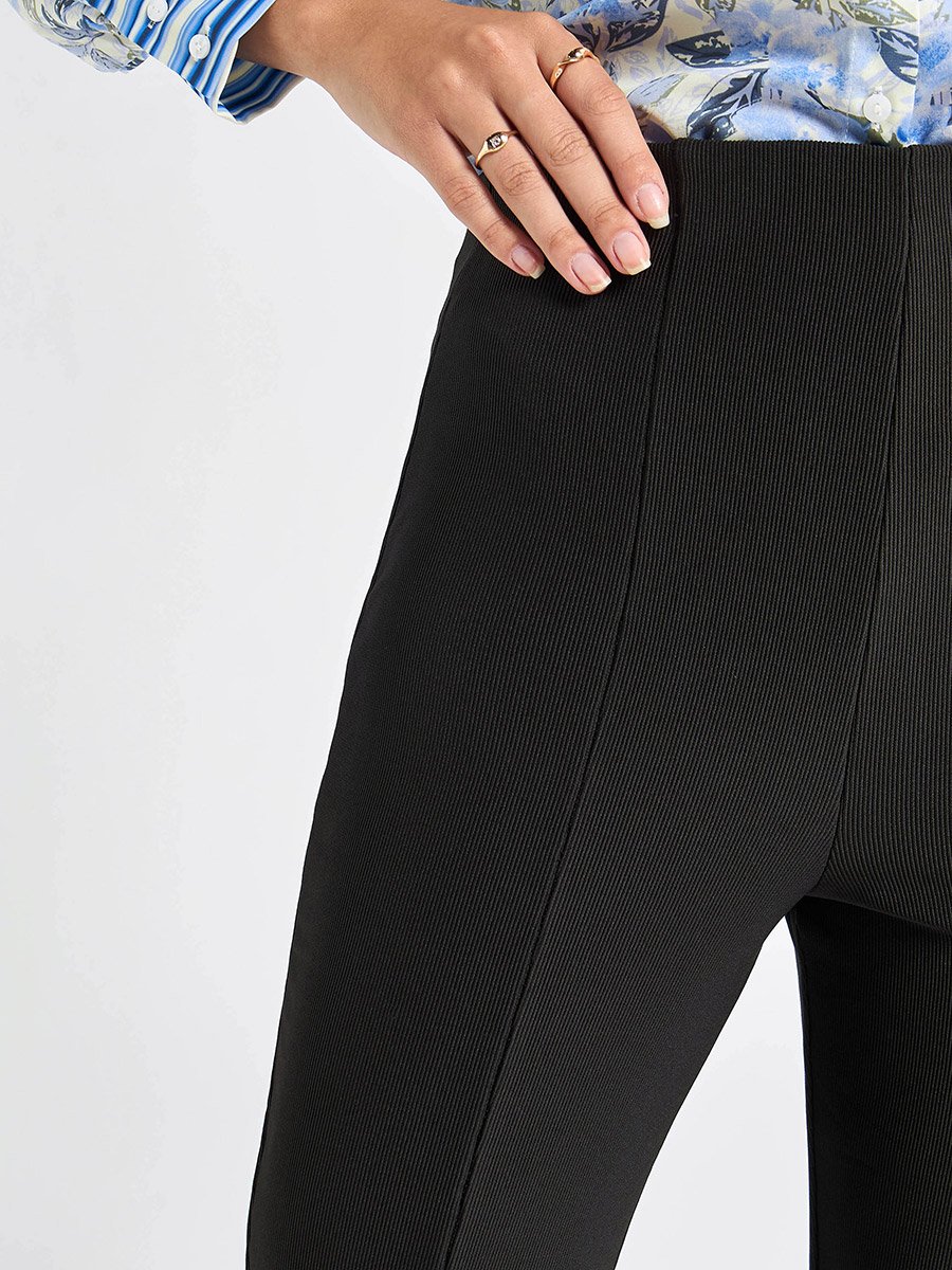Textured Flared Leg Treggings