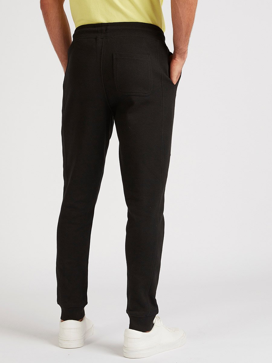 Solid Joggers with Drawstring Closure and Pockets