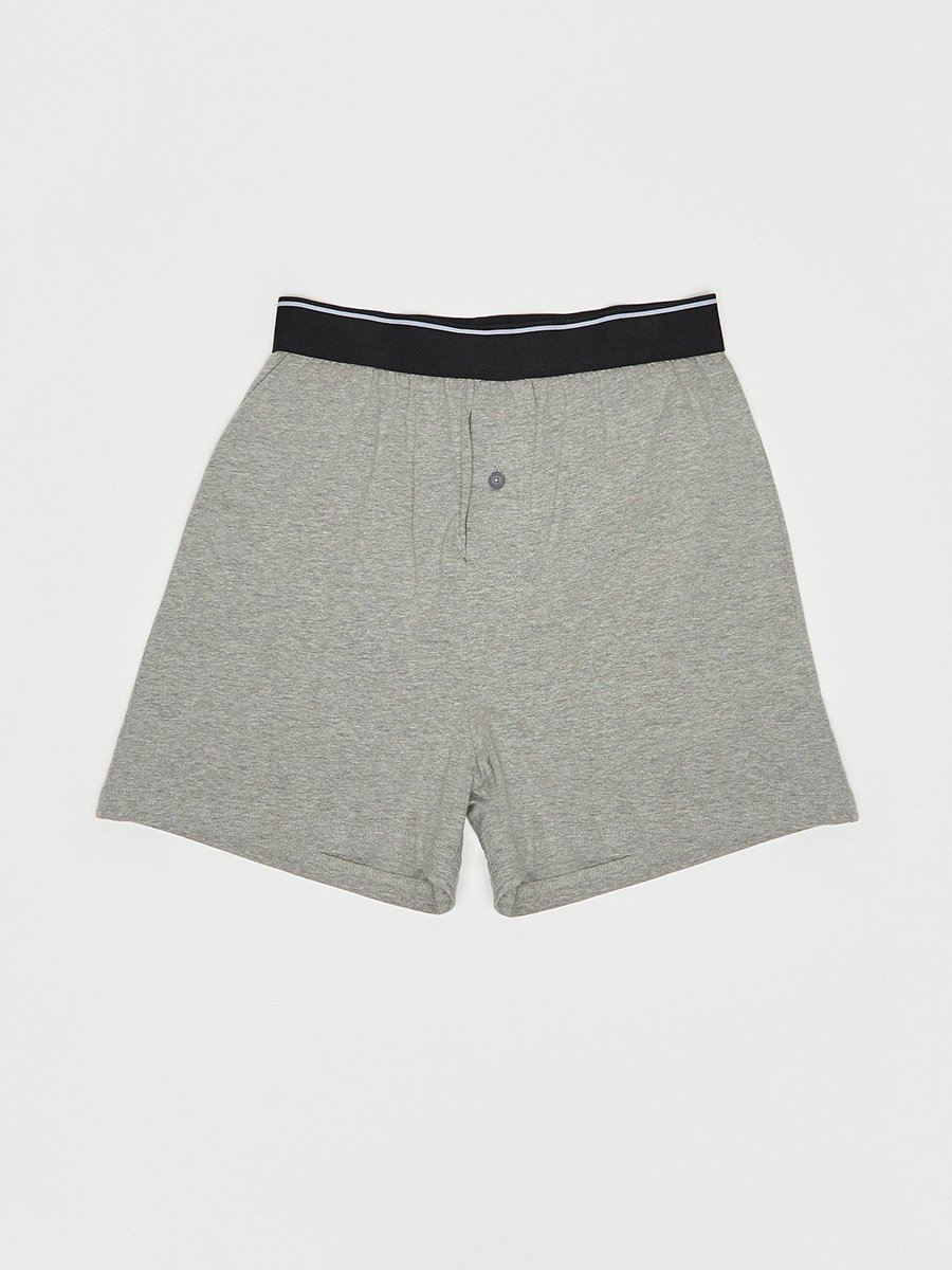 Pack of 3 - Solid Boxers with Elasticated Waist