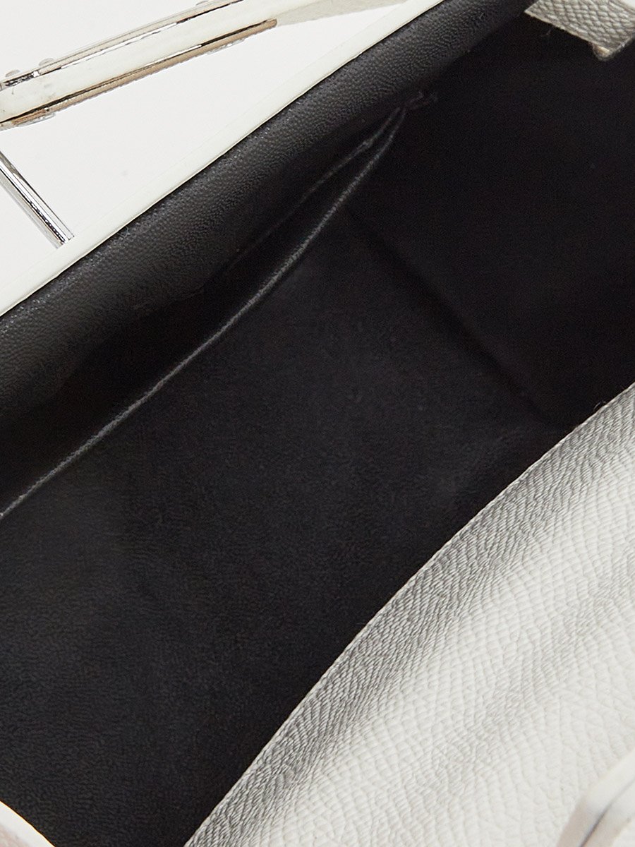 Twisted Lock Handbag with Detachable Strap