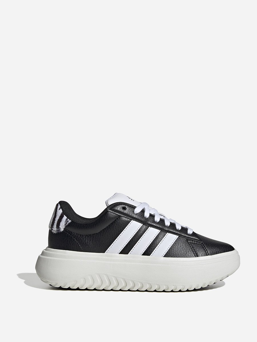 adidas gazelle silver green womens Shop White Womens Grand Court Platform Sneakers – Shoebacca main image 0