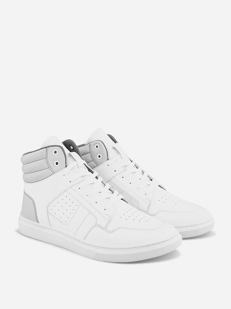 High Top Color Block Lace Up Sneakers
