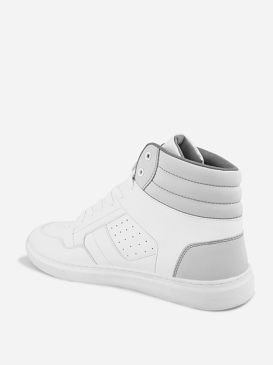 High Top Color Block Lace Up Sneakers