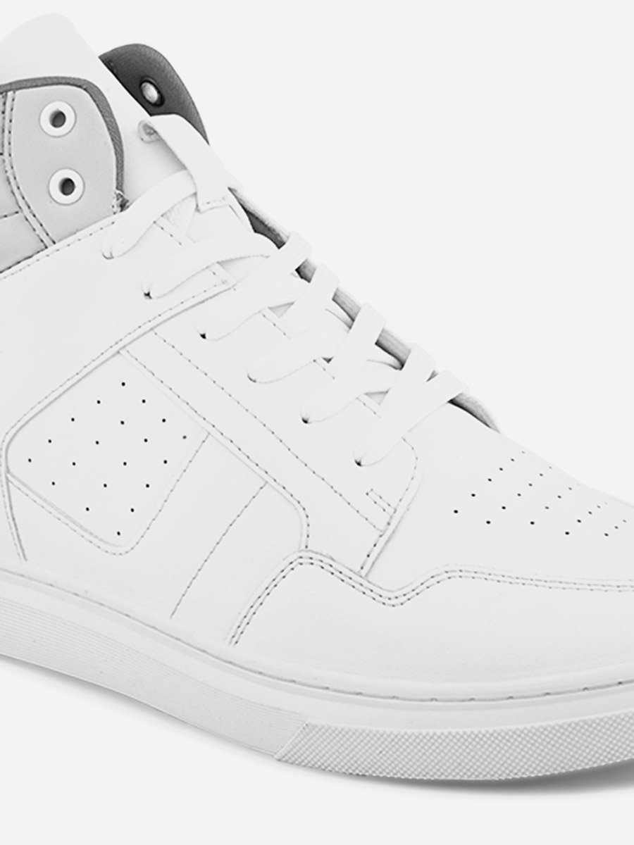 High Top Color Block Lace Up Sneakers