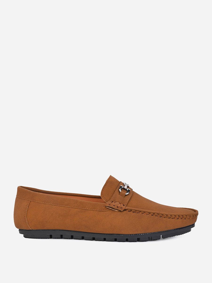 Faux Suede Slip On Loafers