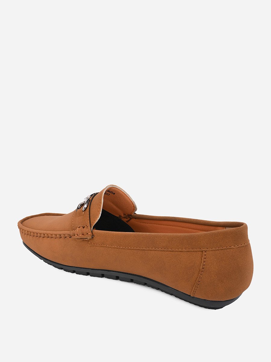 Faux Suede Slip On Loafers