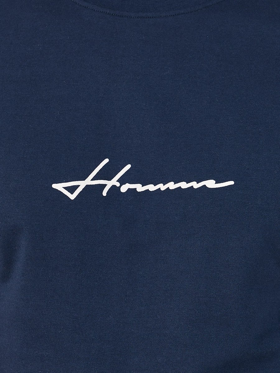 Minimal Print Short Sleeves Regular Fit T-Shirt