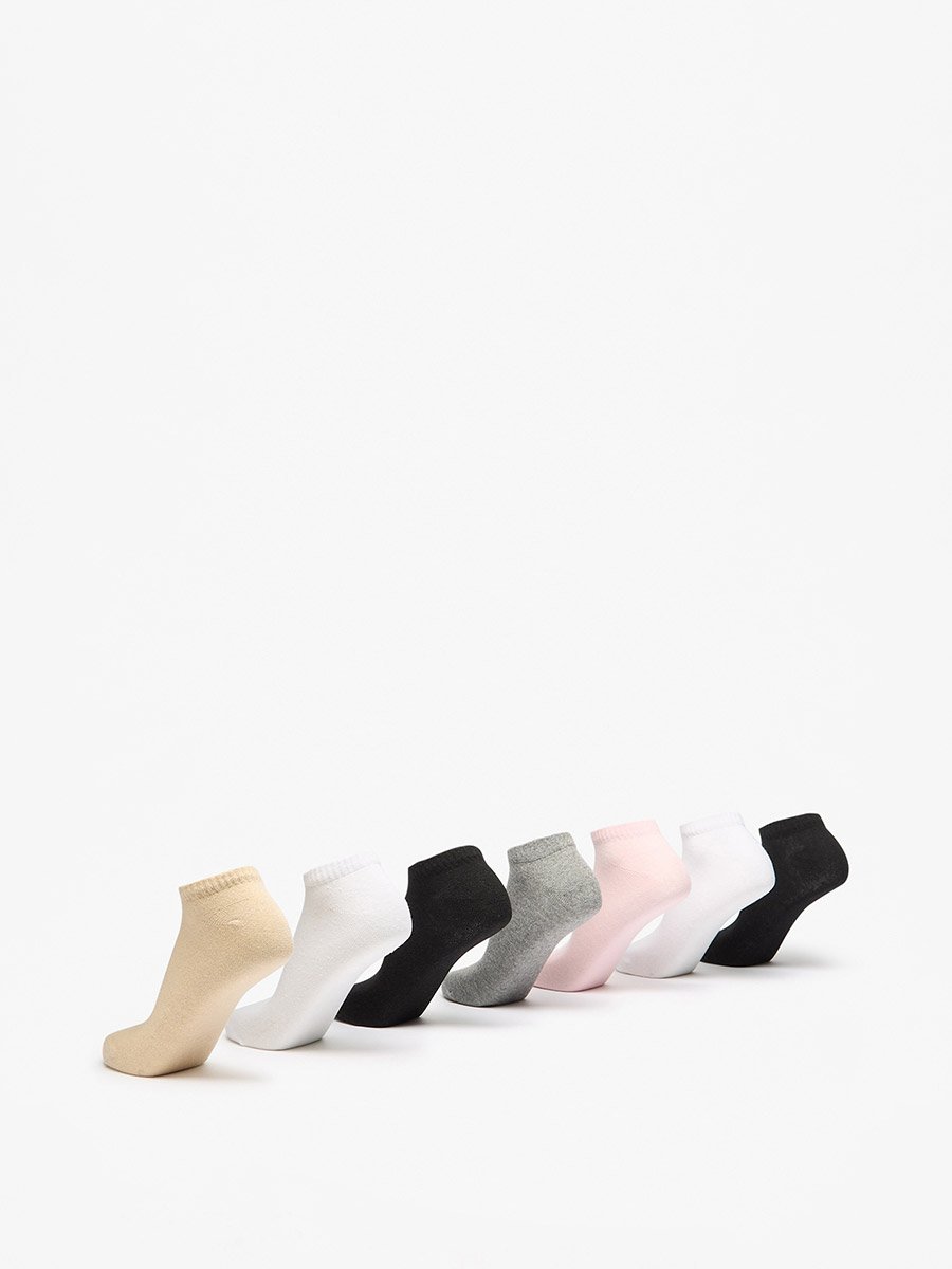 Pack of 7 - Solid Ankle Length Socks