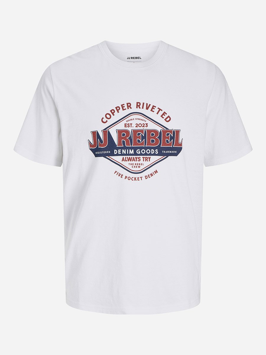 Printed Crew Neck Relaxed Fit T-Shirt
