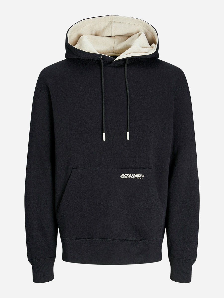 Relaxed Fit Logo Print Hoodie