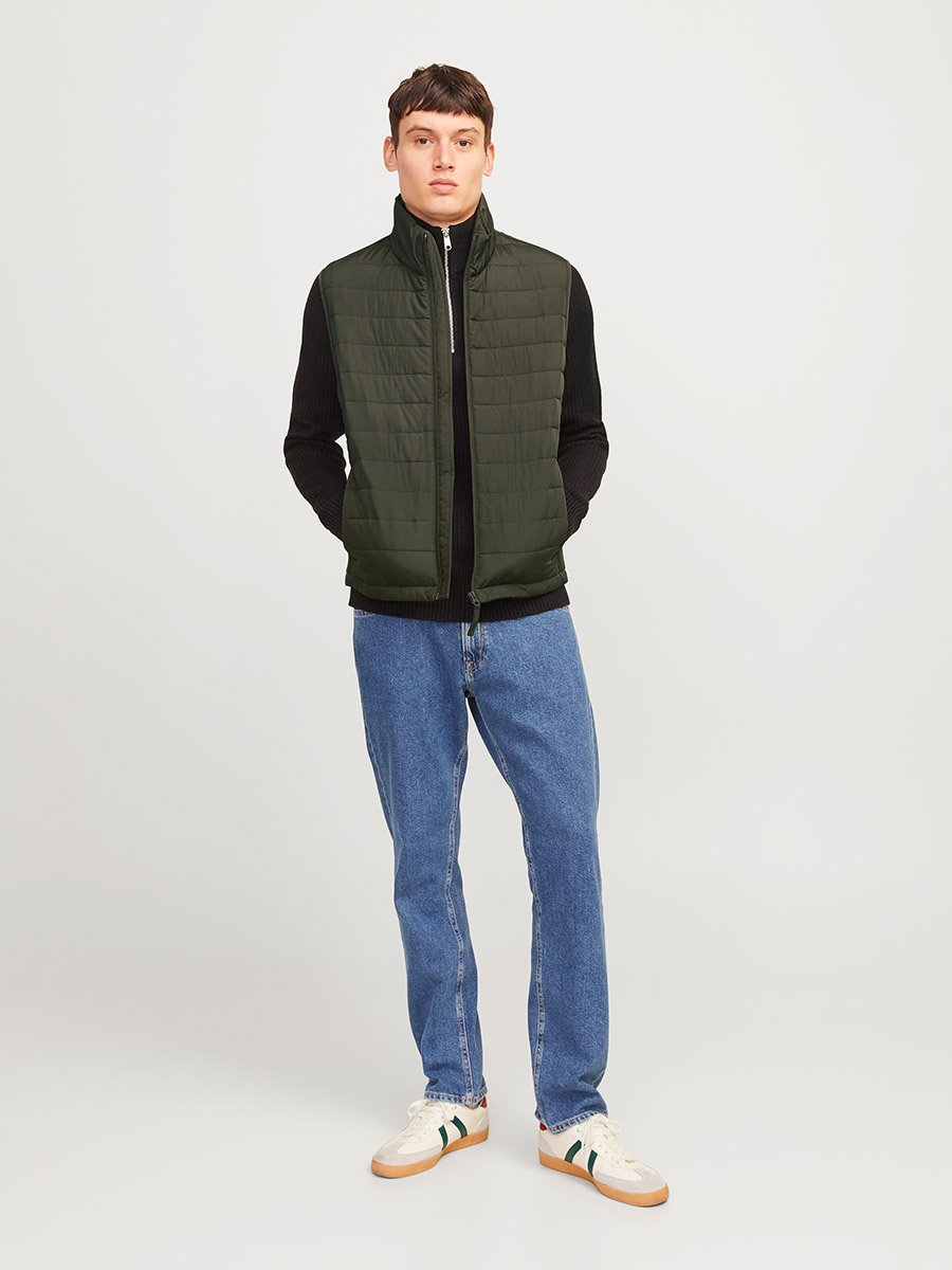 High Neck Full Zip Padded Vest