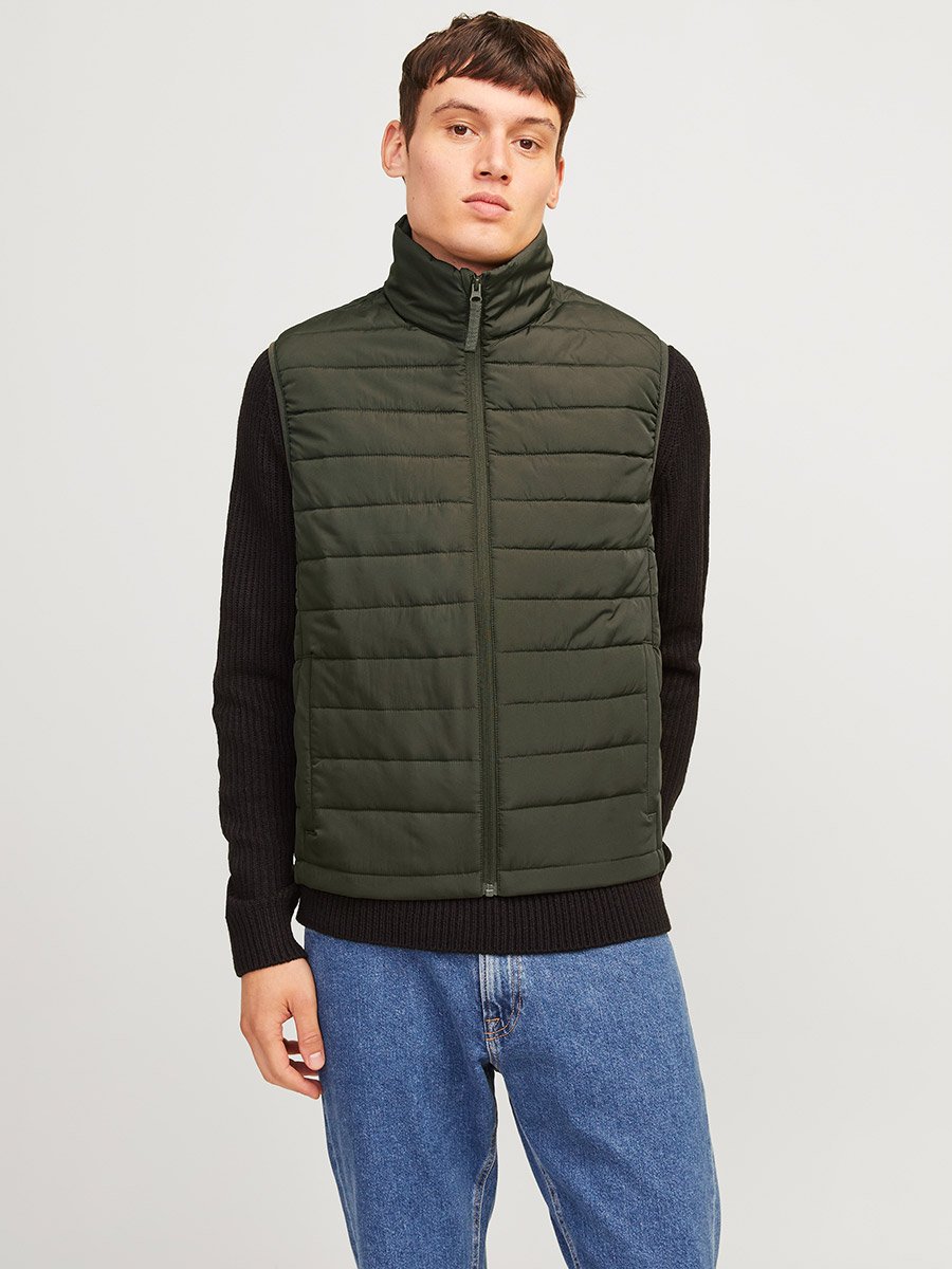 High Neck Full Zip Padded Vest