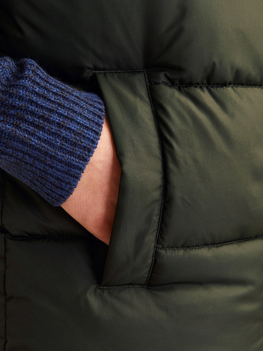 High Neck Full Zip Padded Vest