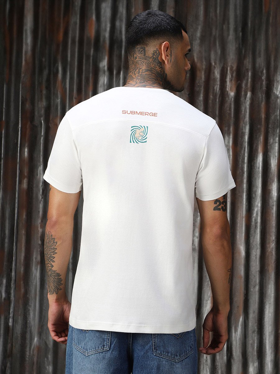 Graphic Print Cotton Regular Fit T-Shirt